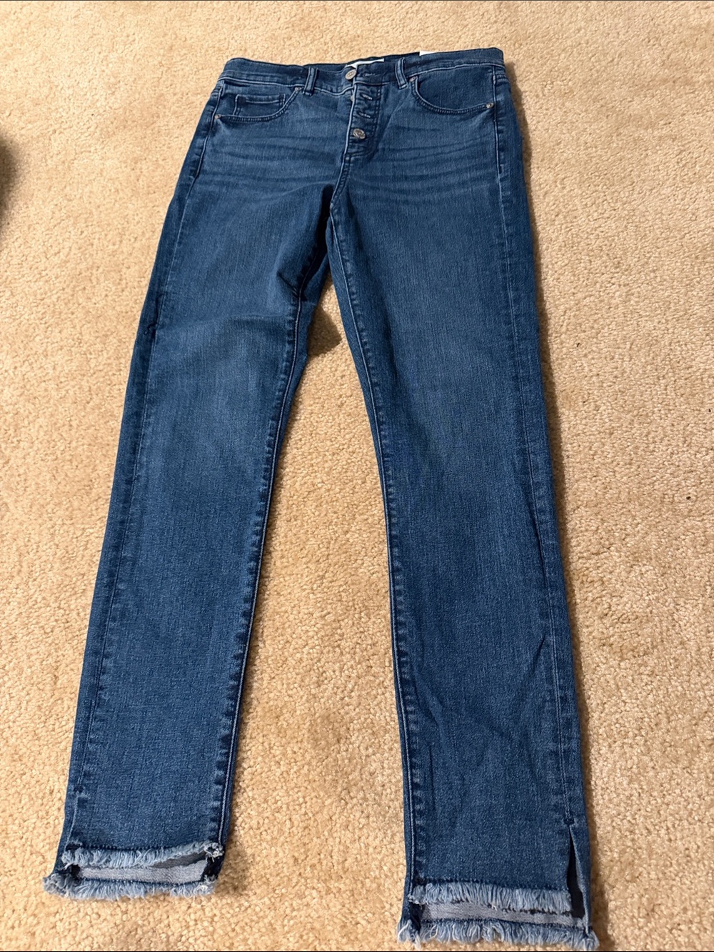 Loft Dark Blue Women's Straight-Leg Jeans